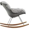 Padded Rocking Chair - Scandinavian Design - Ruma image 7