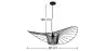Ceiling Lamp - Pendant Lamp Pamela Design - 80cm - Vertical image 7