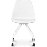 Office Chair with Wheels - White Desk Chair - Canva image 7