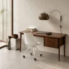 Office Chair with Wheels - White Desk Chair - Canva image 7