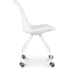 Buy Office Chair with Wheels - White Desk Chair - Canva White 59904 in the Europe