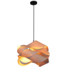 Buy Wooden Ceiling Lamp - Designer Pendant Lamp - Nova Natural wood 59906 - prices