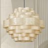 Wooden Ceiling Lamp - Boho Bali Design Pendant Lamp - Aura image 7
