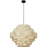 Buy Wooden Ceiling Lamp - Boho Bali Design Pendant Lamp - Aura Natural wood 59907 - in the EU