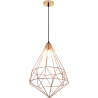 Buy  Retro Ceiling Lamp - Geometric Pendant Lamp - Yak Gold 59910 - prices