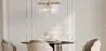 Mother of Pearl Ceiling Lamp - Disc Pendant Lamp - Karl image 7
