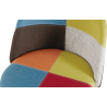 Buy Dining Chair - Upholstered in Patchwork - Scandinavian Style - Simona Multicolour 59934 with a guarantee