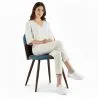Dining Chair - Upholstered in Patchwork - Scandinavian Style - Simona image 7