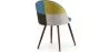 Dining Chair - Upholstered in Patchwork - Scandinavian Style - Simona image 7
