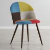 Dining Chair - Upholstered in Patchwork - Scandinavian Style - Simona image 7