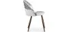 Dining Chair - Upholstered in Black and White Patchwork - Evelyne image 7