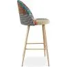 Patchwork Upholstered Stool - Scandinavian Style - Evelyne  image 7