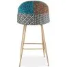 Patchwork Upholstered Stool - Scandinavian Style - Evelyne  image 7