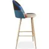 Patchwork Upholstered Stool - Scandinavian Style - Evelyne image 7