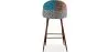 Patchwork Upholstered Stool - Scandinavian Style - Patty image 7