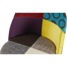 Buy Patchwork Upholstered Stool - Scandinavian Style  - Ray Multicolour 59950 Home delivery