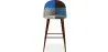 Patchwork Upholstered Stool - Scandinavian Style - Pixi image 7