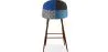 Patchwork Upholstered Stool - Scandinavian Style - Pixi image 7