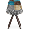 Buy Dining Chair - Upholstered in Patchwork - Patty Multicolour 59955 Home delivery