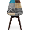 Buy Dining Chair - Upholstered in Patchwork - Patty  Multicolour 59965 - in the EU