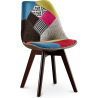 Buy Dining Chair - Upholstered in Patchwork - Simona Multicolour 59966 - prices