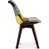 Buy Dining Chair - Upholstered in Patchwork - Ray Multicolour 59967 at Privatefloor