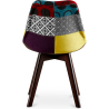 Buy Dining Chair - Upholstered in Patchwork - Ray Multicolour 59967 Home delivery