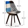 Dining Chair - Upholstered in Patchwork - Pixi image 7