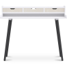 Buy Wooden Desk with Drawers - Scandinavian Design - Thora Natural Wood / White 59983 - in the EU