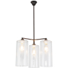 Buy Industrial Style Ceiling Lamp Glass and Metal - Reg Bronze 59988 - in the EU