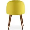 Dining Chair - Upholstered in Velvet - Scandinavian Design - Evelyne image 7
