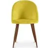 Dining Chair - Upholstered in Velvet - Scandinavian Design - Evelyne image 7