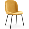 Buy Dining Chair Accent Velvet Upholstered Retro Design - Elias Mustard 59996 - prices