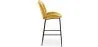 Backrest Stool - Velvet Upholstered - Retro Design - Elias image 7