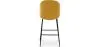 Backrest Stool - Velvet Upholstered - Retro Design - Elias image 7