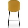 Backrest Stool - Velvet Upholstered - Retro Design - Elias image 7