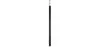 LED Tube Ceiling Lamp - Black Pendant Lamp - 60cm - Bruna image 7