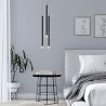 Buy Scandinavian Metal LED Pendant Lamp (60cm) - Bruna Black 60003 with a guarantee