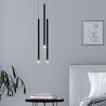 Buy Scandinavian Metal LED Pendant Lamp (60cm) - Bruna Black 60003 - in the EU
