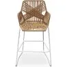 Rattan Boho Bali Design Stool - 75cm - Tale image 7
