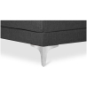 Buy Design Corner Sofa Fabric Dark grey 26730 in the Europe
