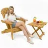 Outdoor Chair and Outdoor Garden Table - Wooden - Alana image 7