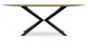 Rectangular Dining Table - Industrial Wood and Metal - Danr image 7
