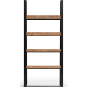 Buy Industrial Shelves in Wood and Metal (200x90x40 cm) - Prawa Natural wood 60021 home delivery