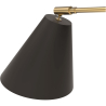 Buy Wall lamp with adjustable shade in scandinavian style, metal - Livel  Black 60022 with a guarantee
