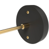 Buy Wall lamp with adjustable shade in scandinavian style, metal - Livel  Black 60022 - prices