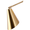 Buy Wall Lamp - Metal Cone - Golden - Livel Gold 60023 in the Europe