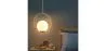 Ceiling Globe Lamp - Golden Pendant Lamp - Glum image 7