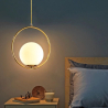 Buy Ceiling Globe Lamp - Golden Pendant Lamp - Glum Gold 60027 in the Europe