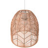 Buy Rattan Ceiling Lamp - Boho Bali Design Pendant Lamp - Bu Light natural wood 60030 at Privatefloor